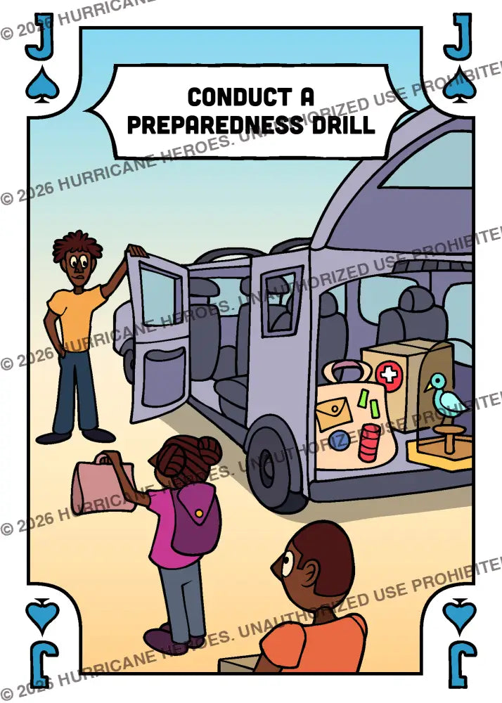Hurricane Heroes: Hurricane Preparedness Playing Cards Hurricane Preparedness Playing Cards